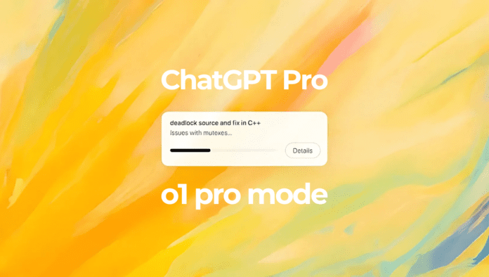 o1 pro mode chatgpt